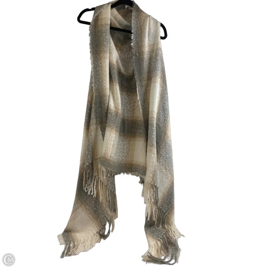 Vest Sweater By Francesca’s In Grey & Tan, Size: Osfm