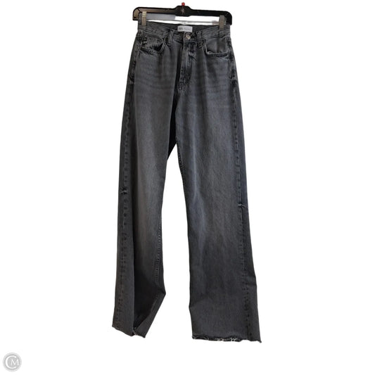 Jeans Flared By Zara In Grey Denim, Size: 2
