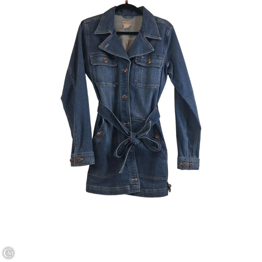 Jacket Denim By Duluth Trading In Blue Denim, Size: S