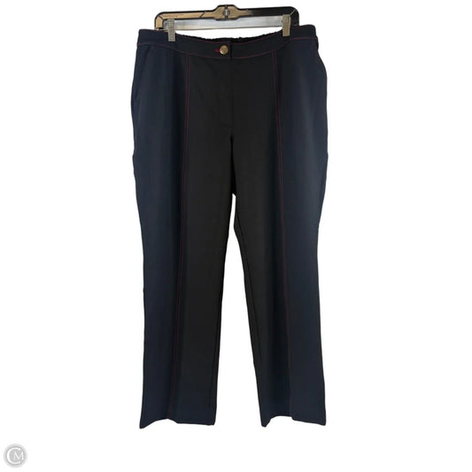 Pants Other By Isaac Mizrahi Live Qvc In Black & Pink, Size: 16