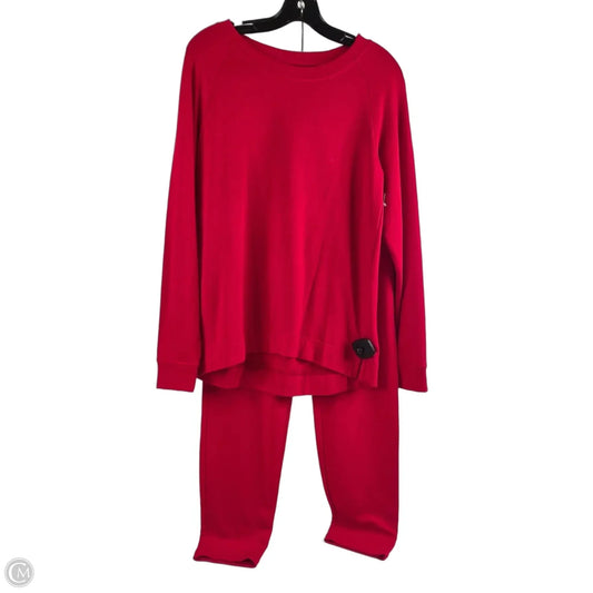 Lounge Set Pants By Loft In Red, Size: S