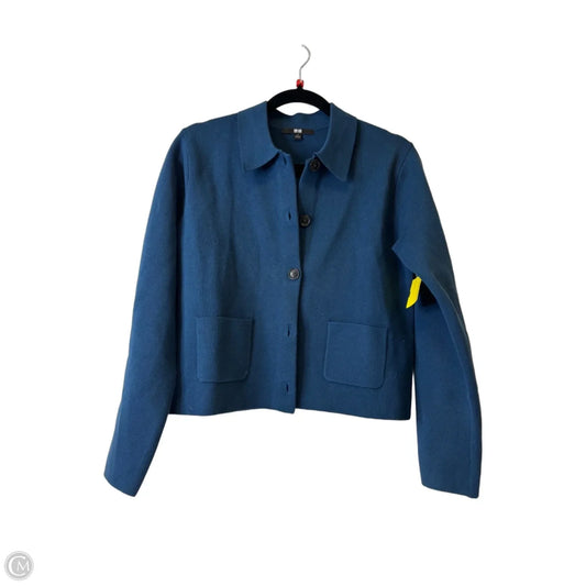 Blazer By Uniqlo In Blue, Size: S