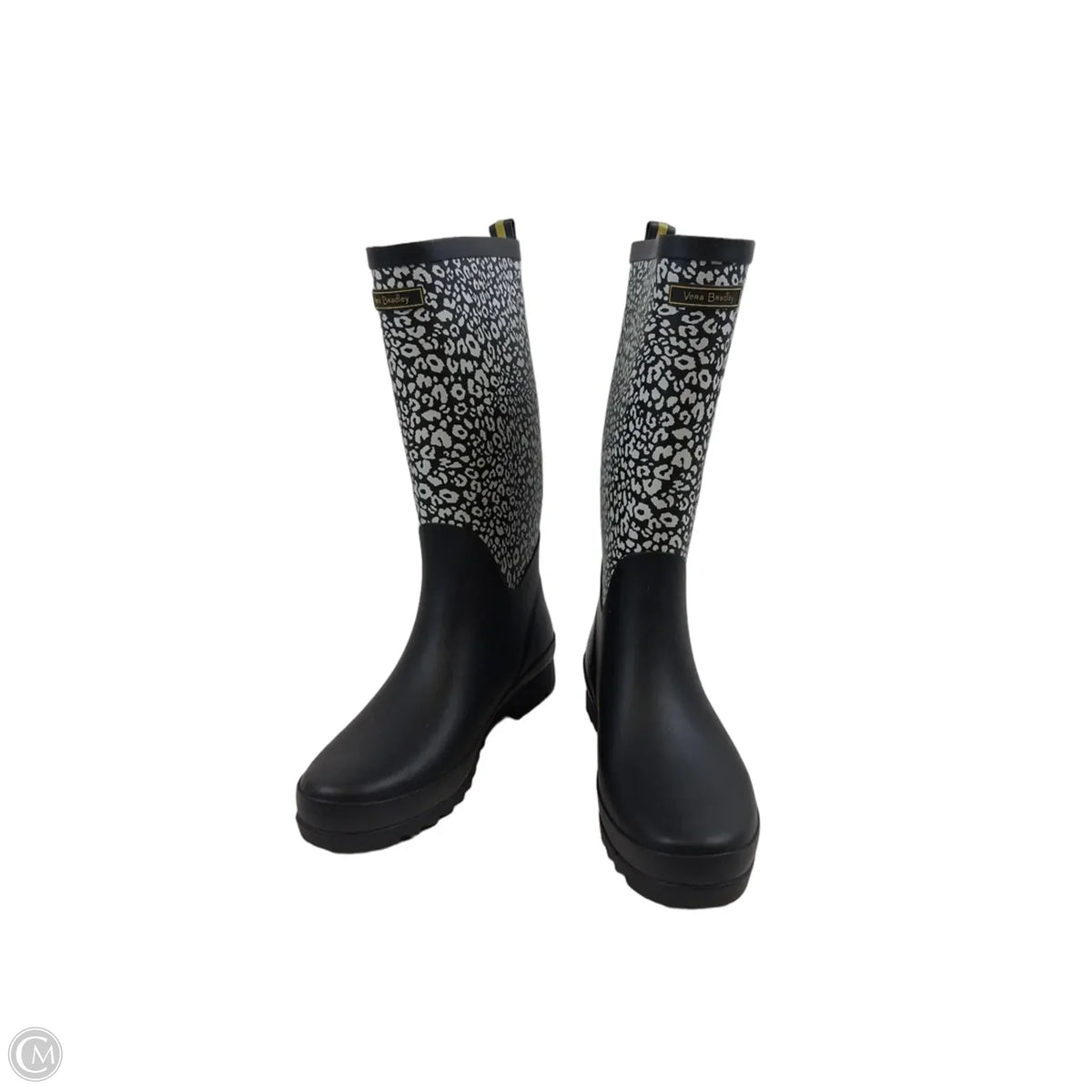 Boots Rain By Vera Bradley In Black & White, Size: 8