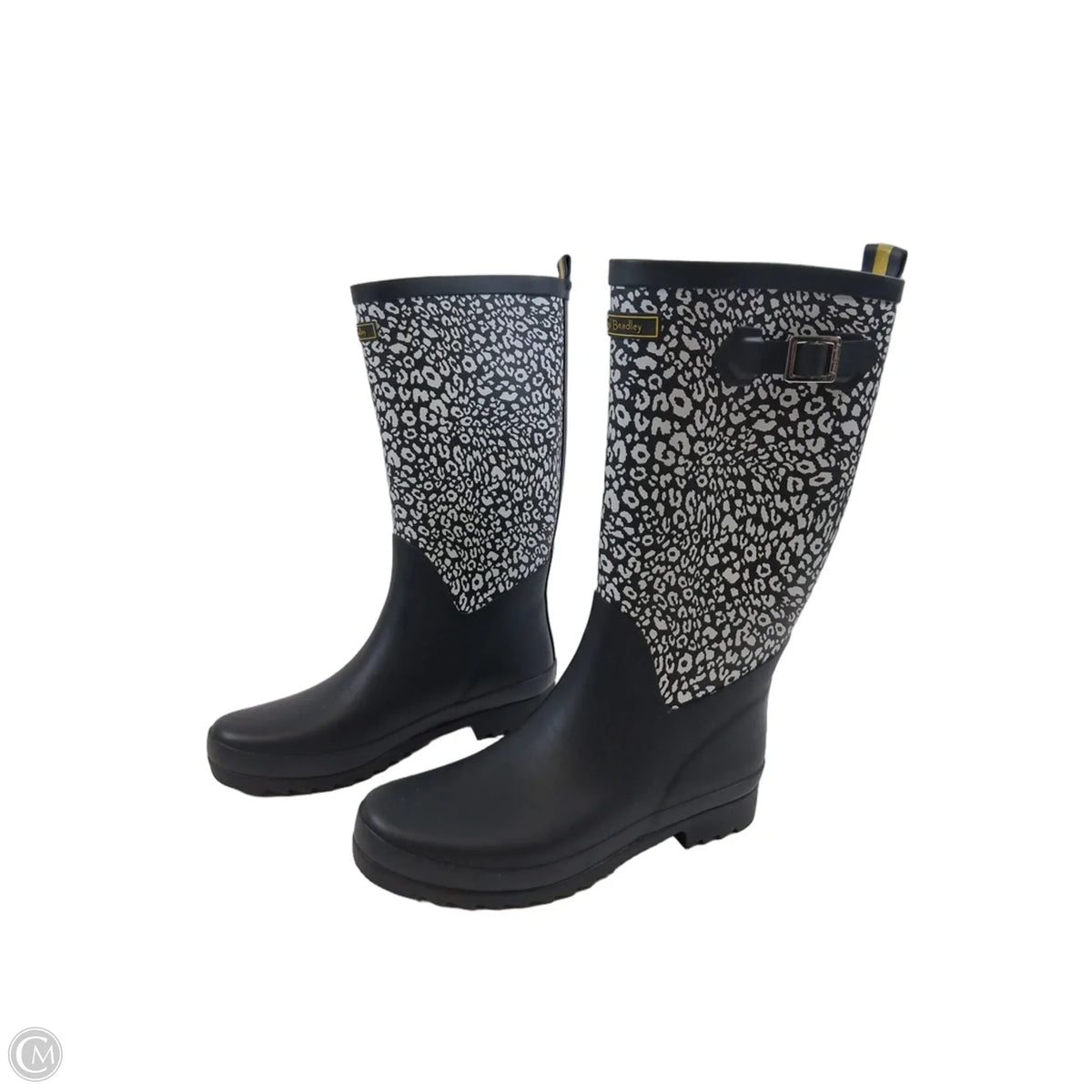 Boots Rain By Vera Bradley In Black & White, Size: 8