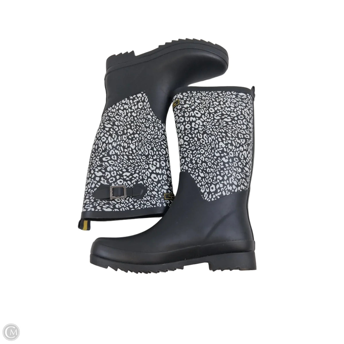 Boots Rain By Vera Bradley In Black & White, Size: 8