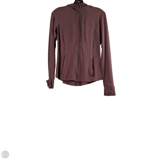 Athletic Jacket By Lululemon In Mauve, Size: M