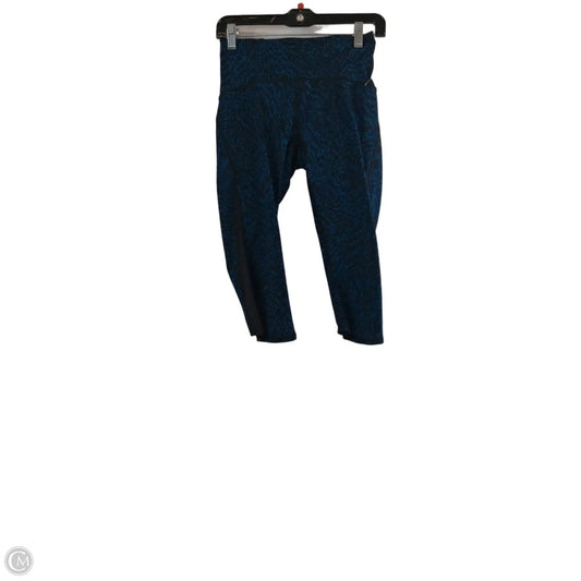 Athletic Leggings Capris By Lululemon In Navy, Size: S