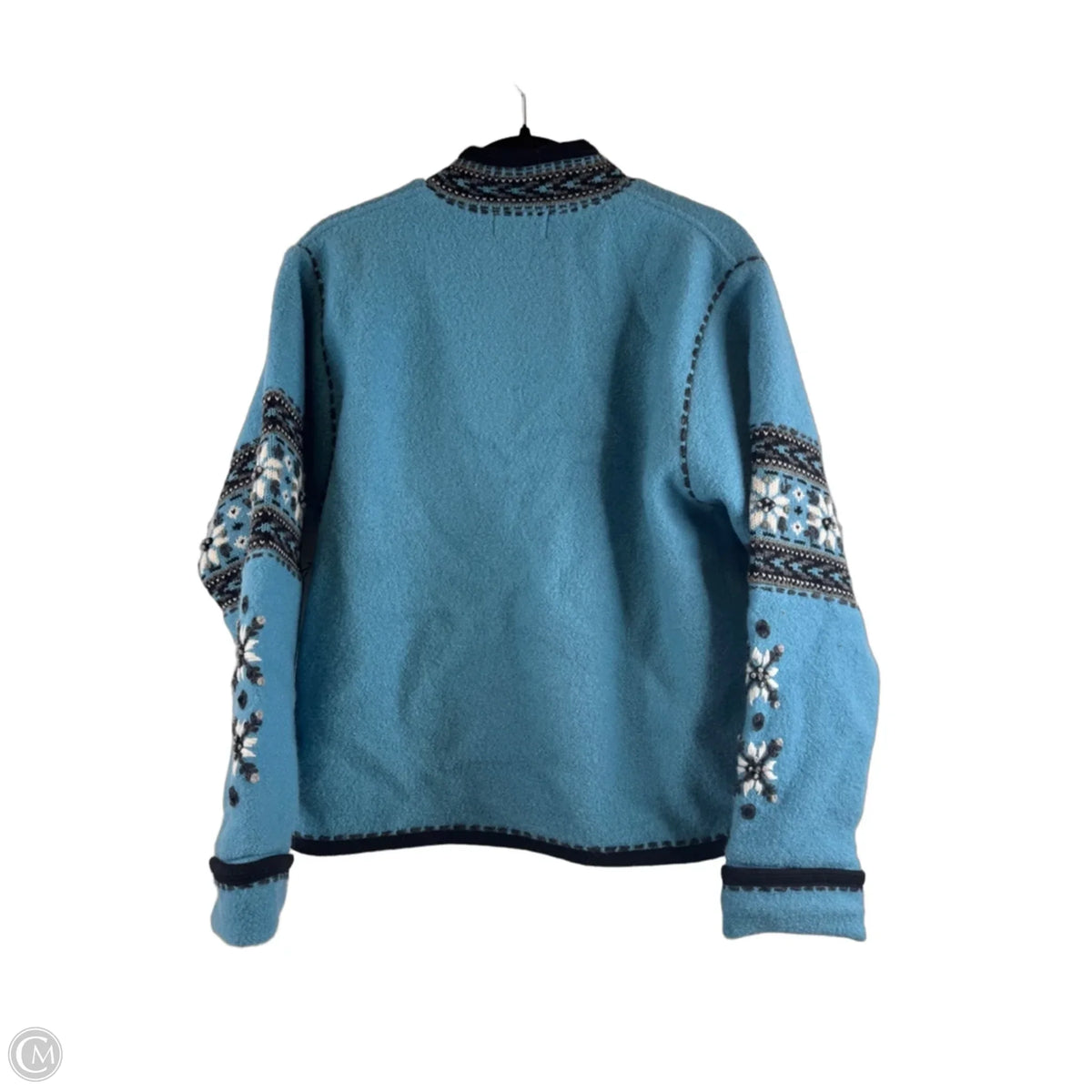 Jacket Other By Icelandic Design In Black & Blue, Size: M