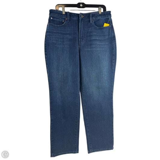 Jeans Straight By Talbots In Blue, Size: 12