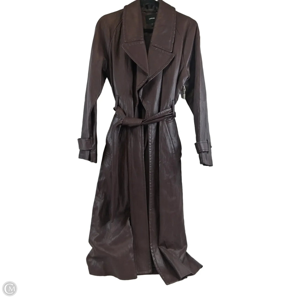 Coat Other By Express In Brown, Size: M