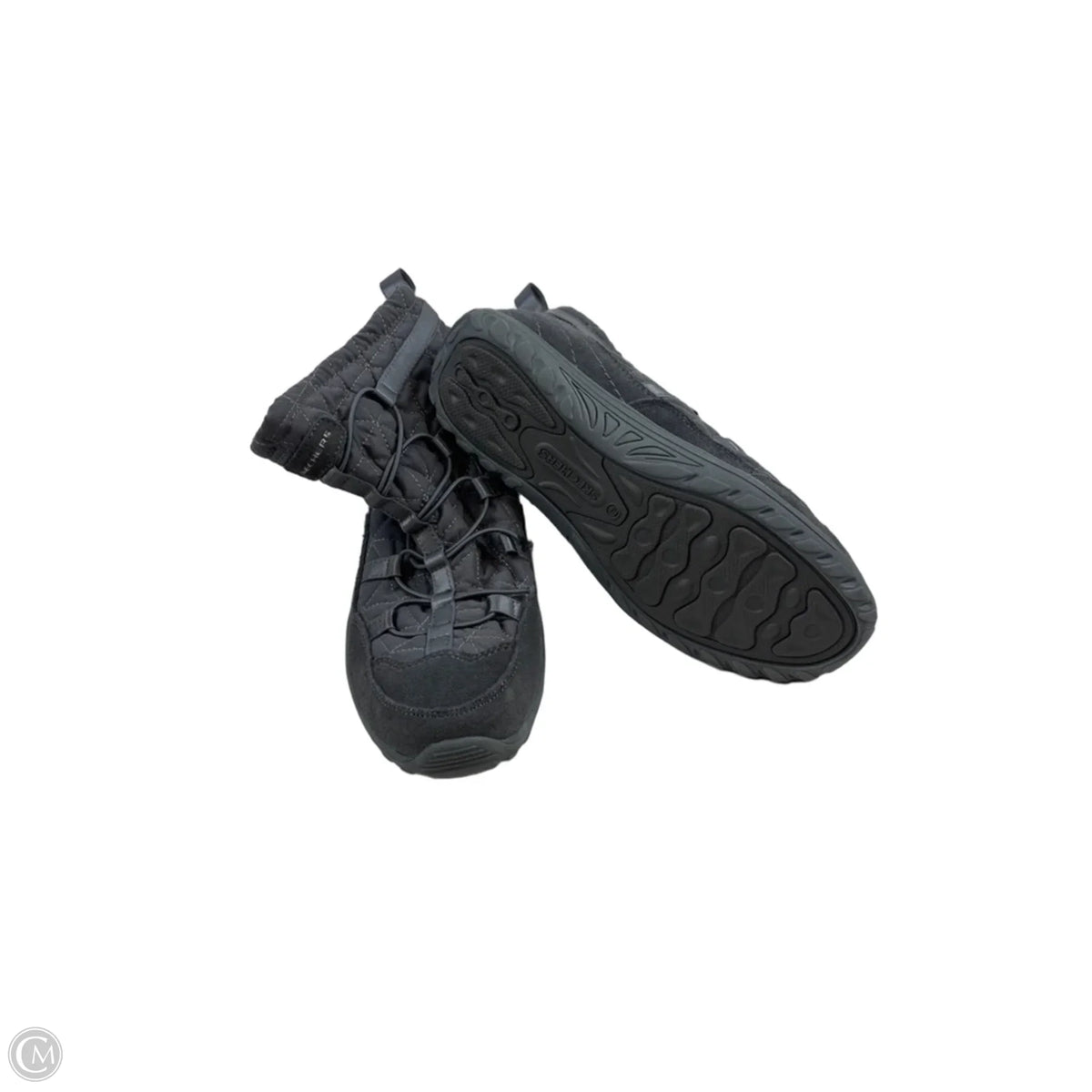 Boots Ankle Flats By Skechers In Silver, Size: 7.5