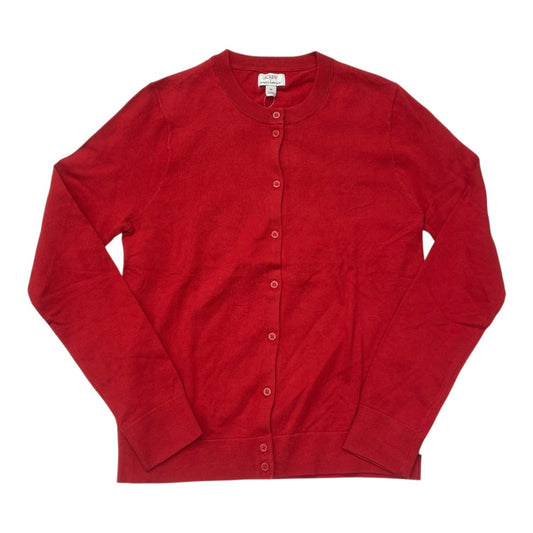 Cardigan By J. Crew In Red, Size:M
