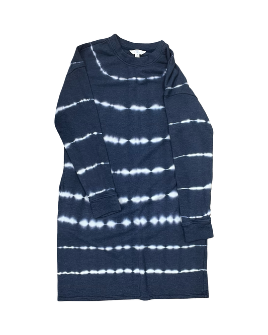 Dress Sweater By Time And Tru In Blue & White, Size:S
