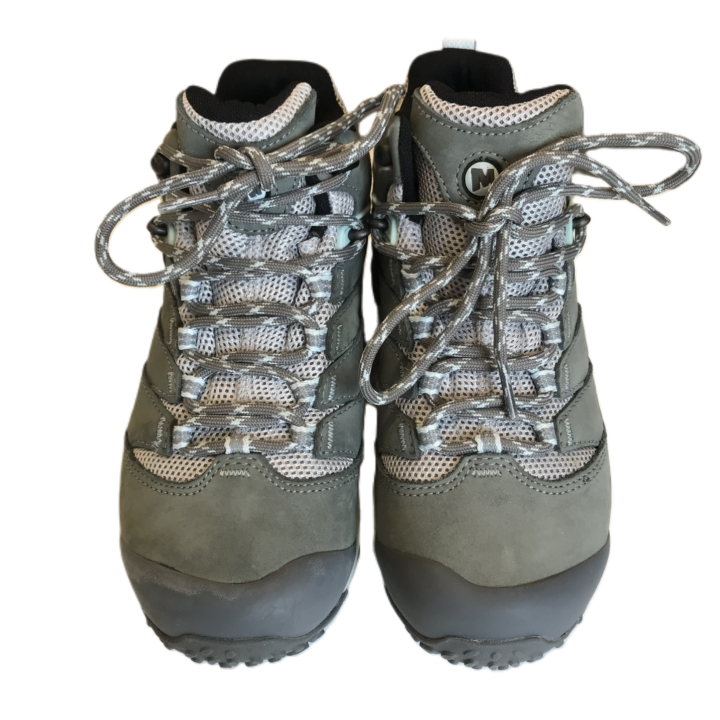 Shoes Hiking By Merrell In Grey, Size: 6