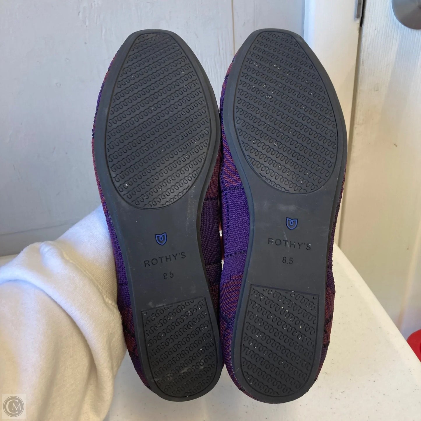 Shoes Flats By Rothys In Plaid Pattern, Size: 8.5