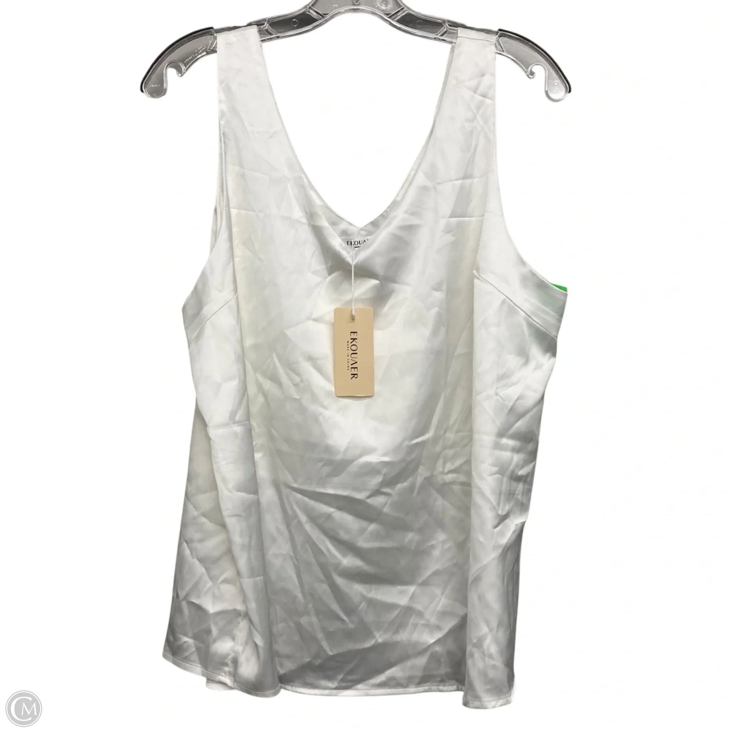 Tank Top By Ekouaer In White, Size: Xl