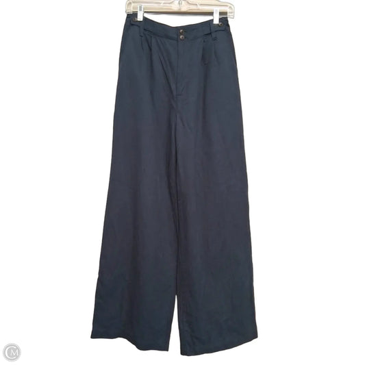 Pants Wide Leg By Madewell In Blue, Size: 4