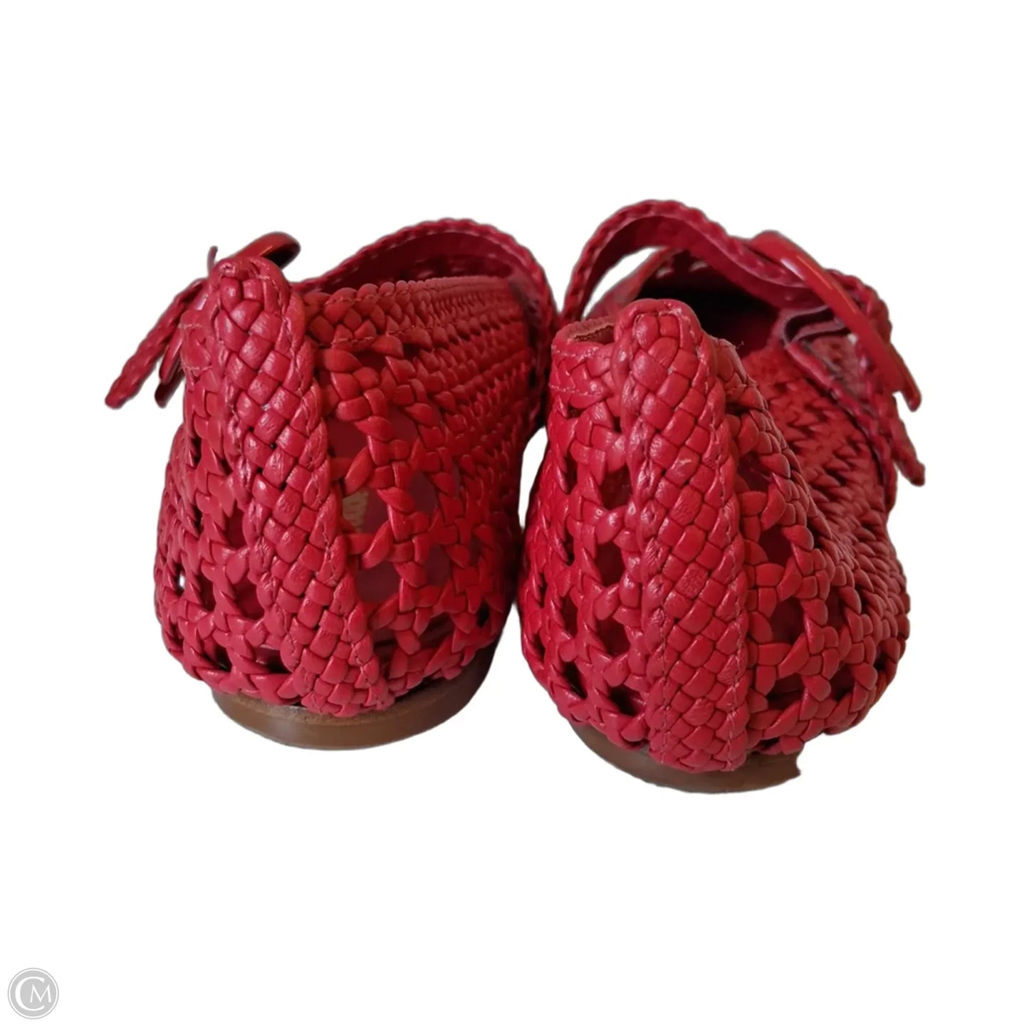 Shoes Flats By Larroude In Red, Size: 7