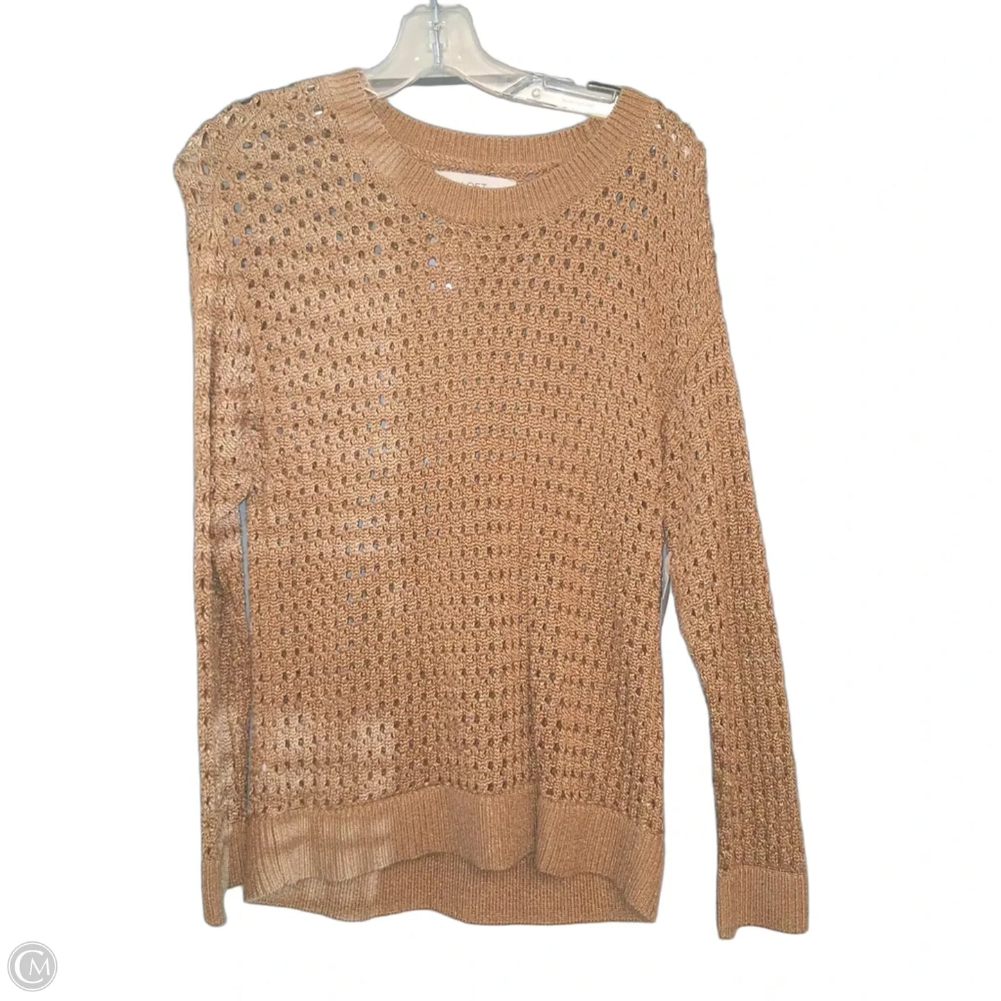 Sweater By Loft In Gold, Size: S
