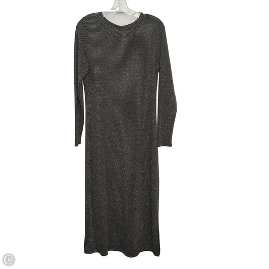 Dress Sweater By Loft In Black, Size: S