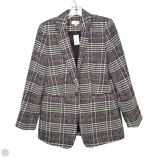 Blazer By Loft In Black & Cream, Size: S