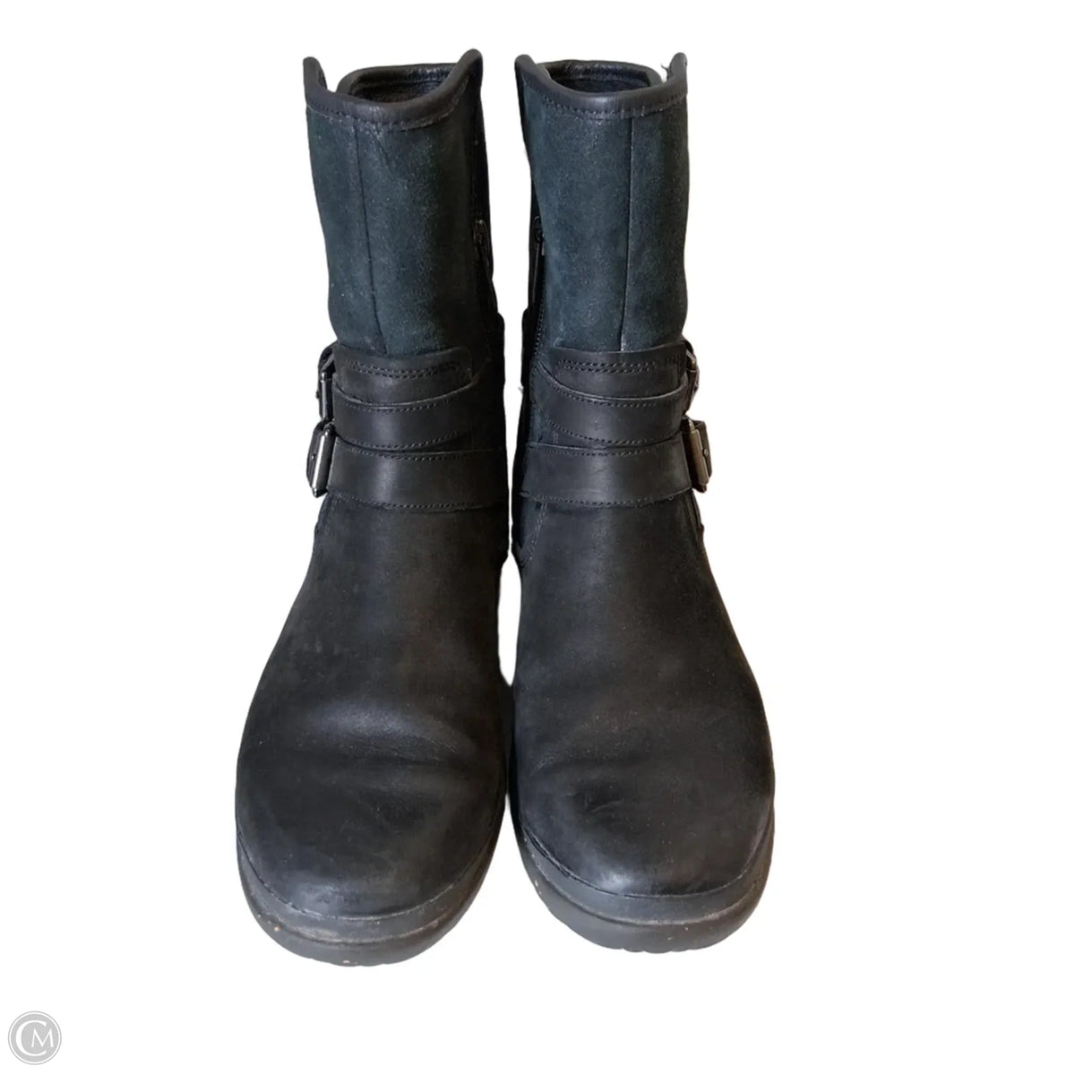 Boots Designer By Ugg In Black, Size: 7.5
