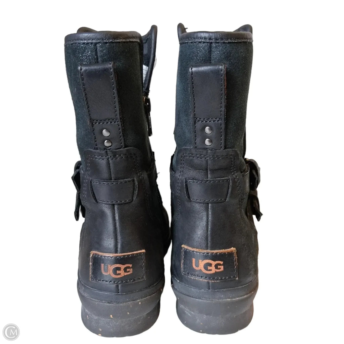 Boots Designer By Ugg In Black, Size: 7.5