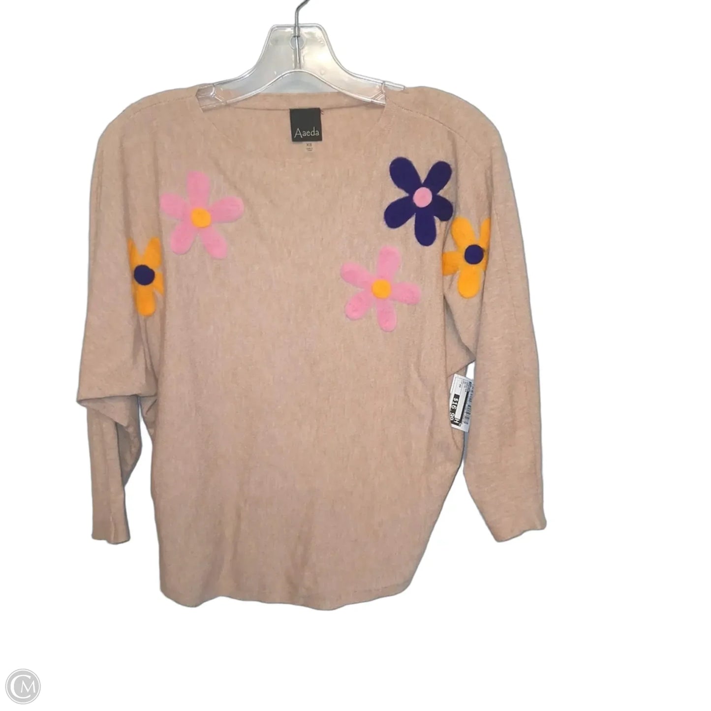 Sweater By Aaeda In Beige, Size: Xs