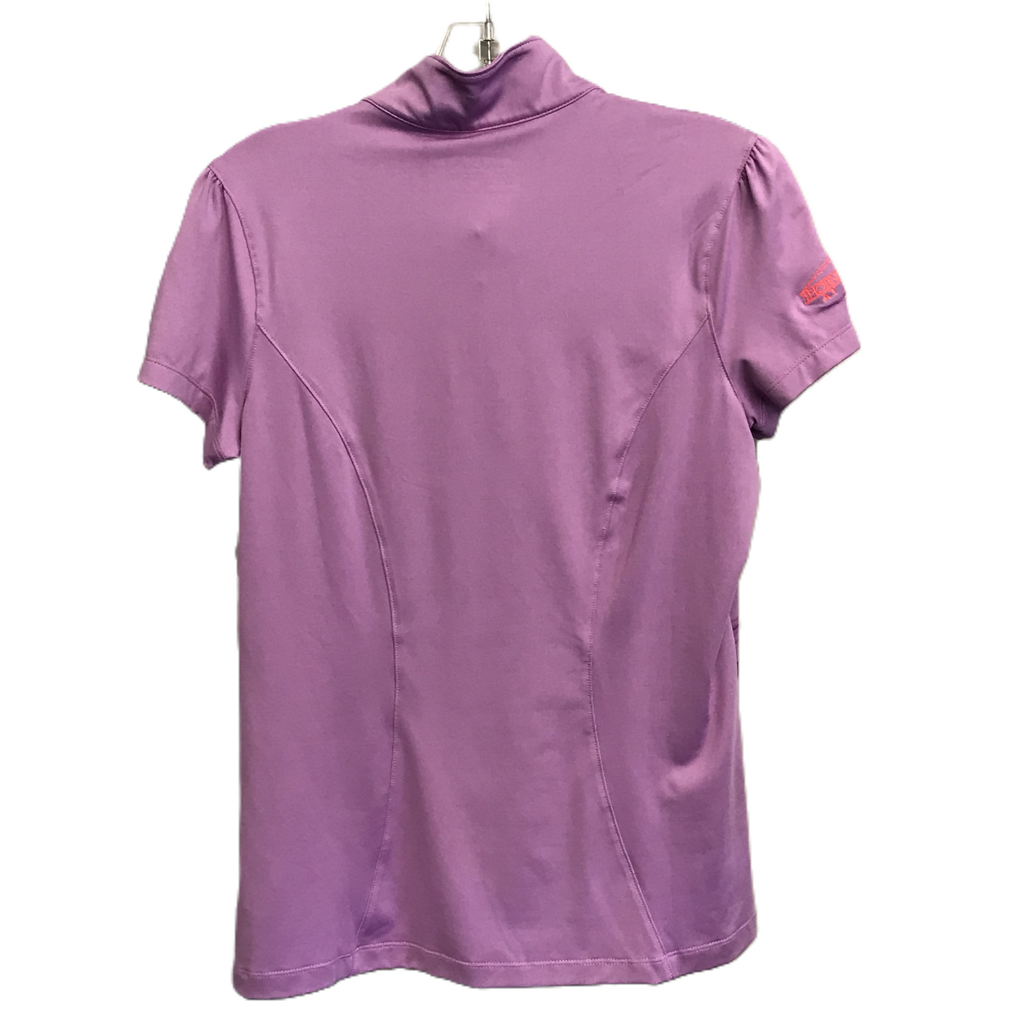 Purple Athletic Top Short Sleeve By Nike, Size: M