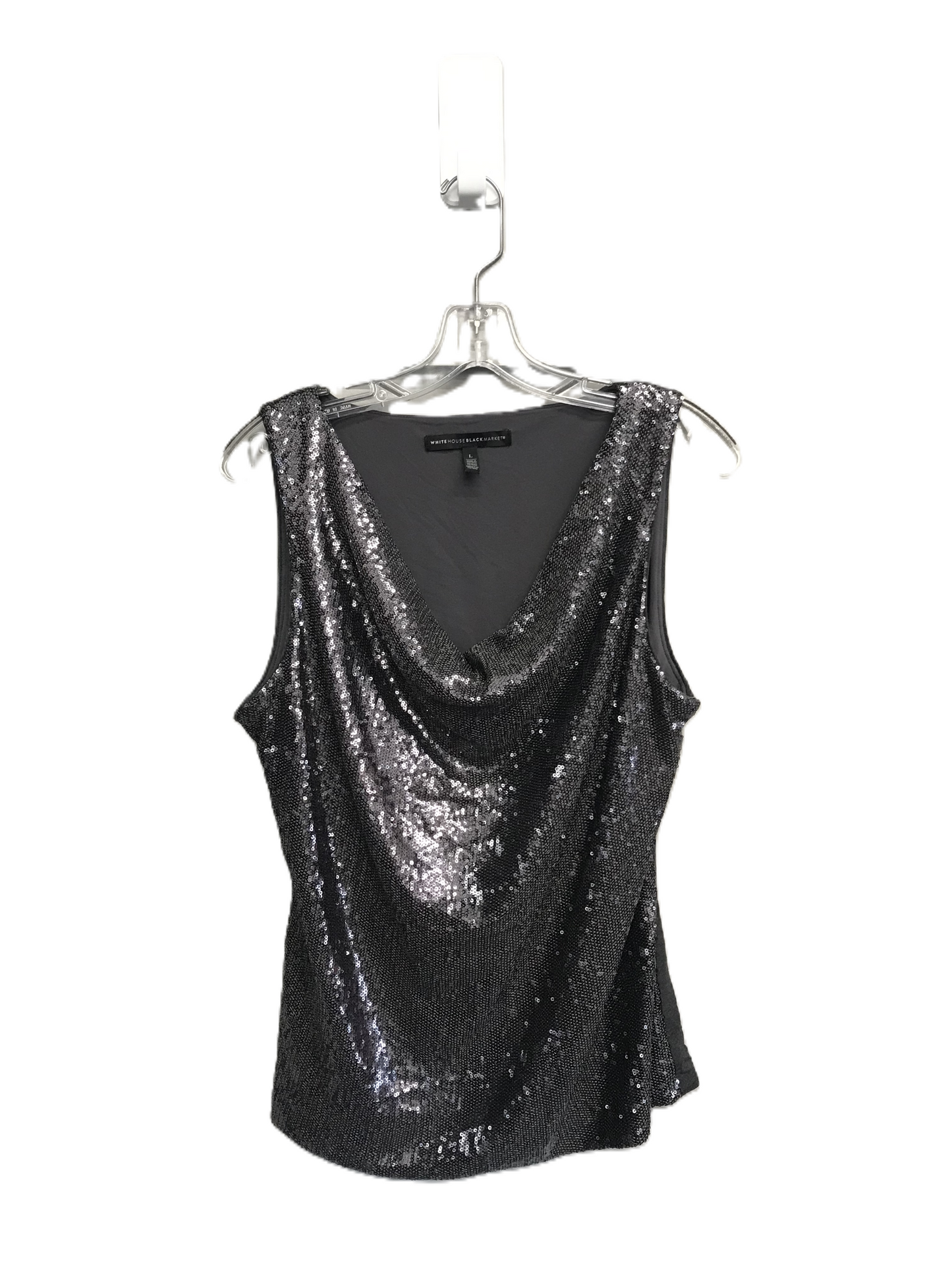 Silver Top Sleeveless By White House Black Market, Size: L