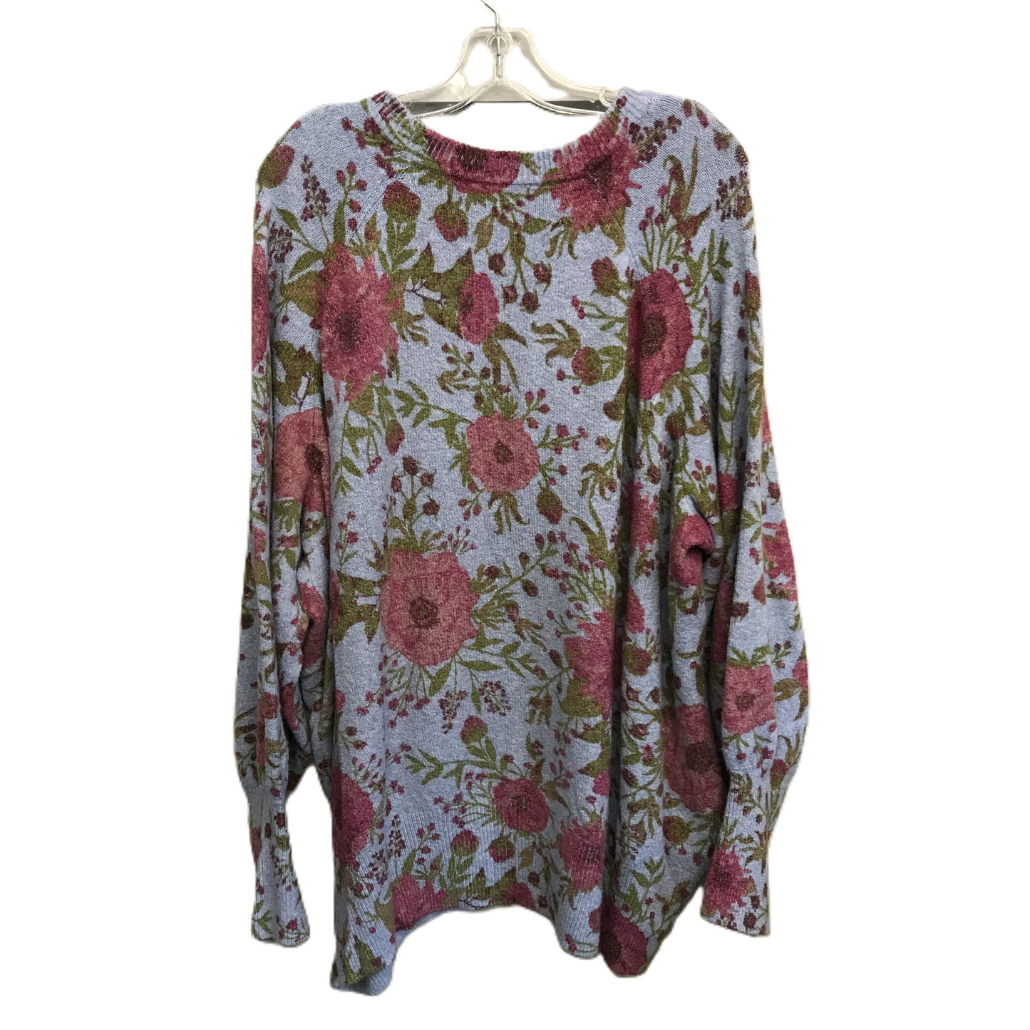 Floral Print Sweater By Lc Lauren Conrad, Size: 4x