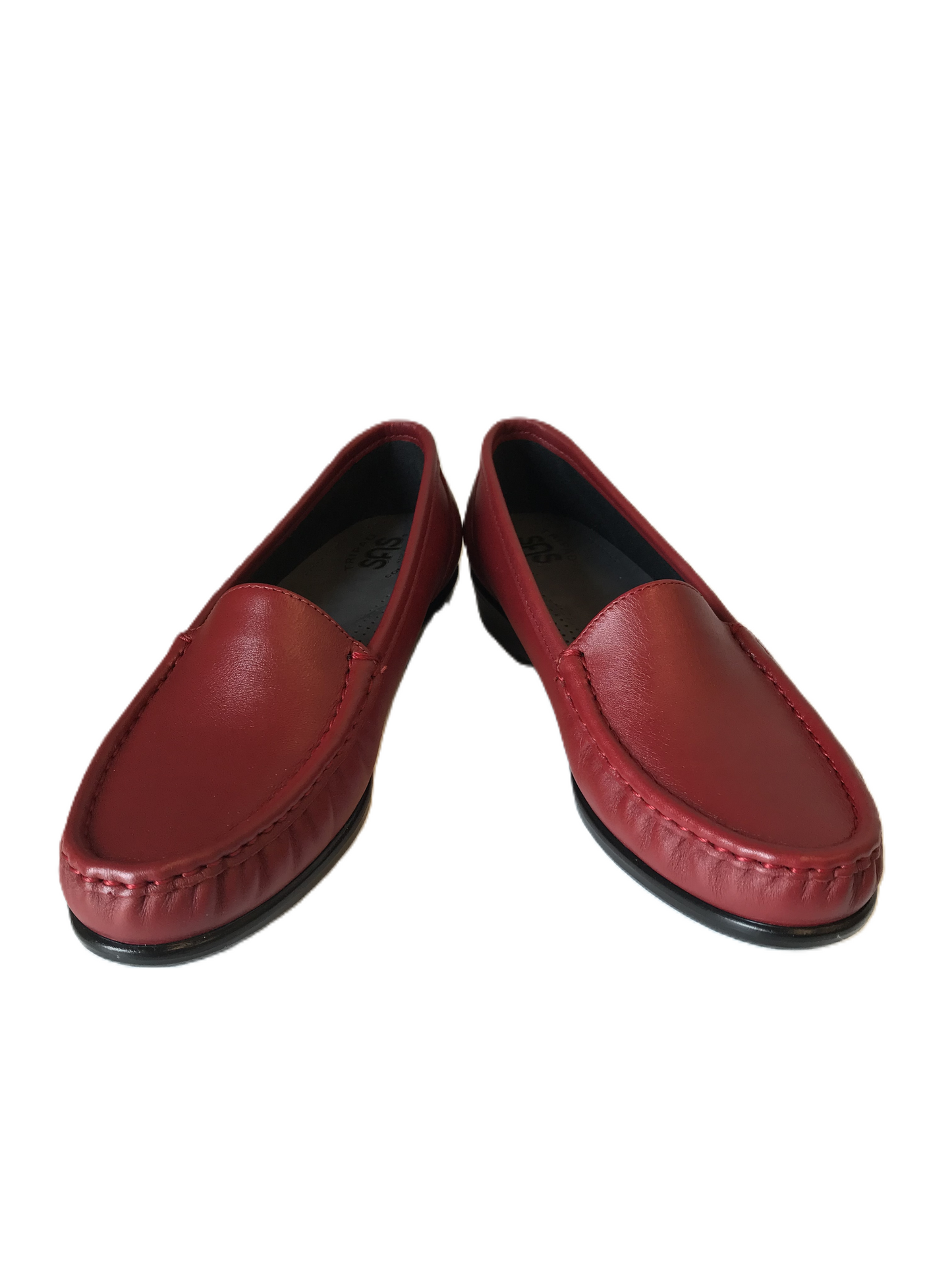 Red Shoes Flats By Sas, Size: 7.5