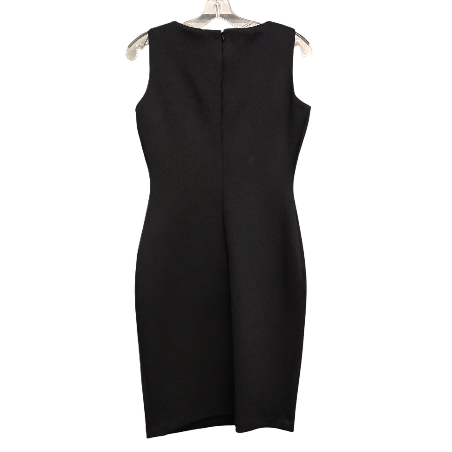 Dress Party Midi By Calvin Klein In Black & Gold, Size: S