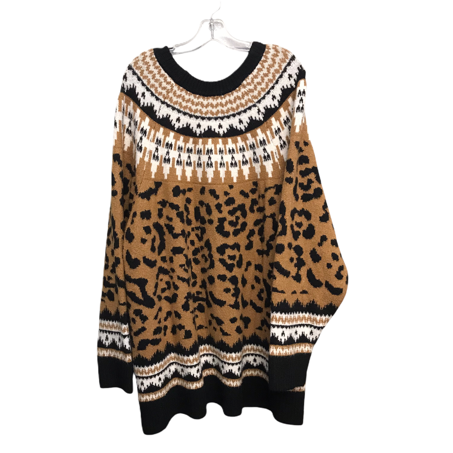 Sweater By Torrid In Animal Print, Size: 4x