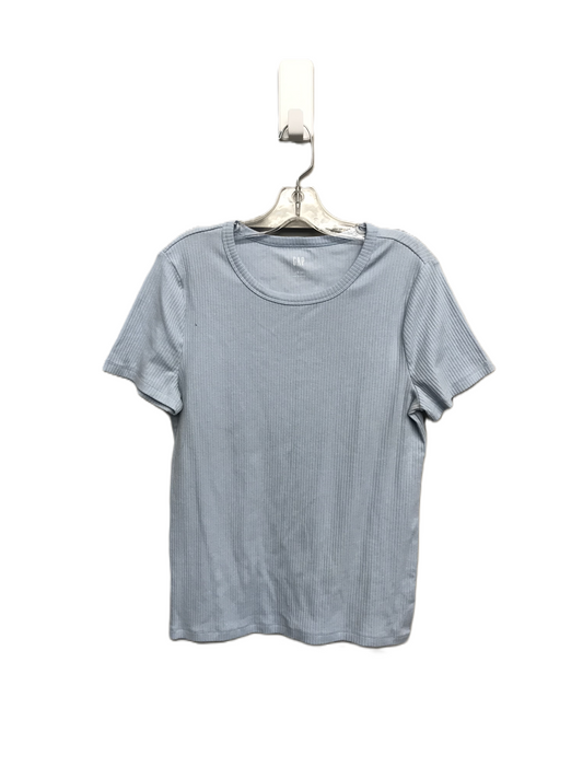 Blue Top Short Sleeve Basic By Gap, Size: L