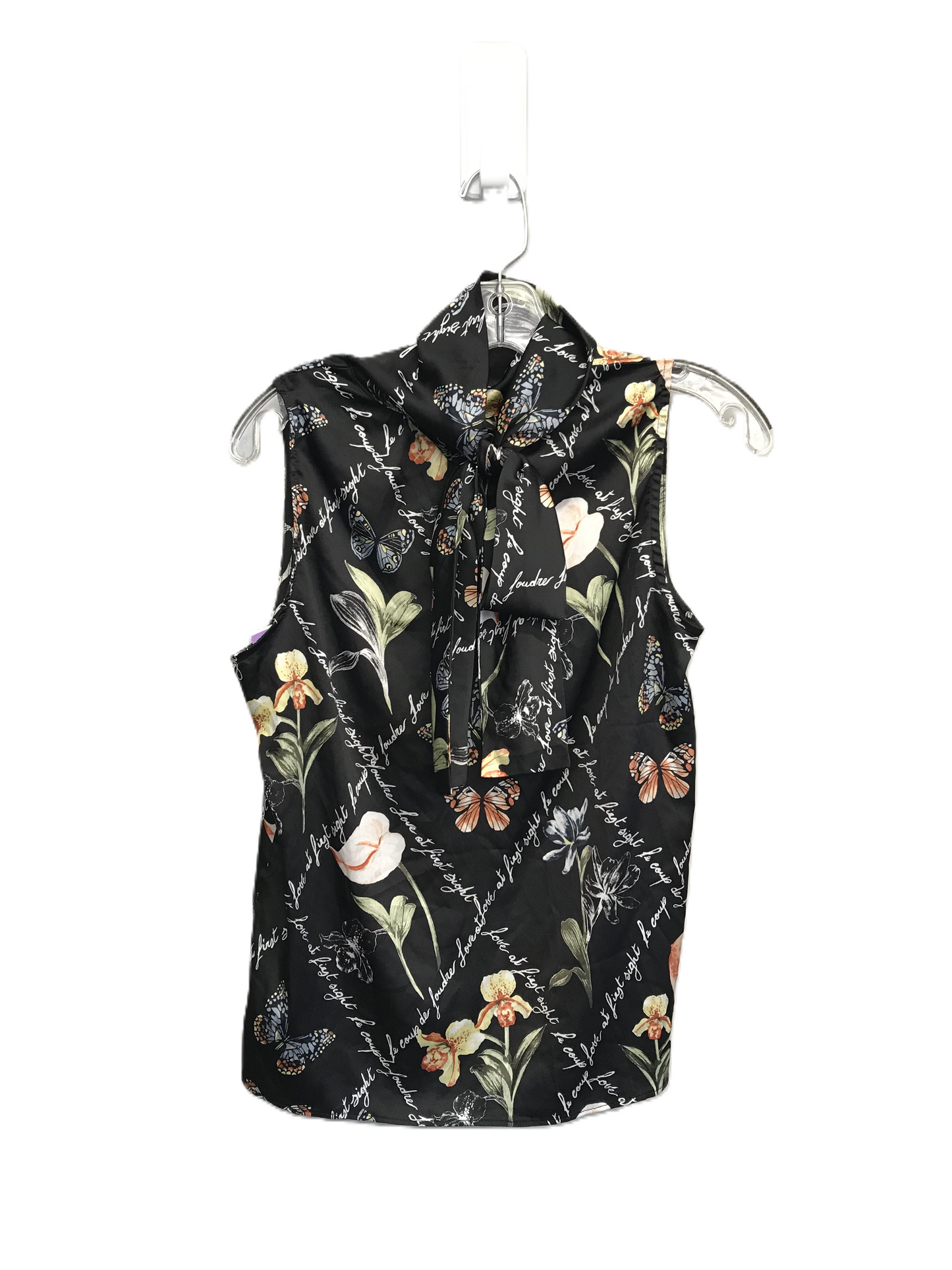 Floral Print Top Sleeveless By White House Black Market, Size: Xs
