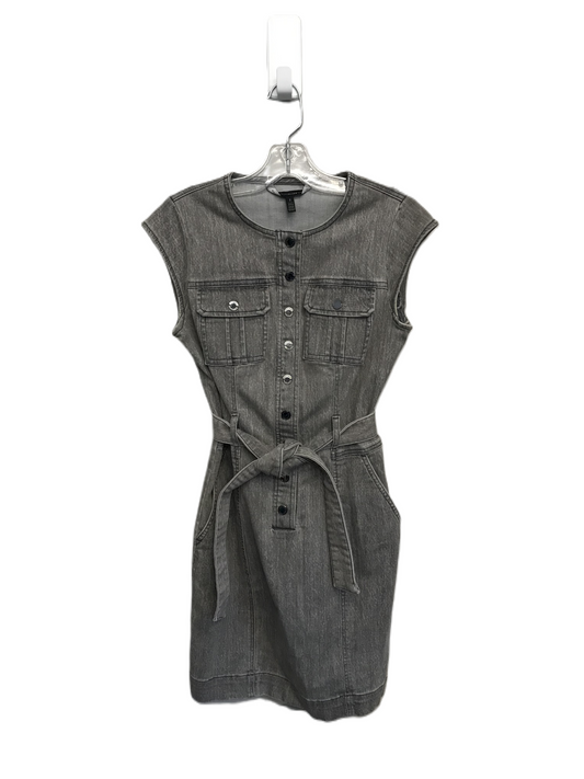Grey Denim Dress Casual Short By White House Black Market, Size: Xs