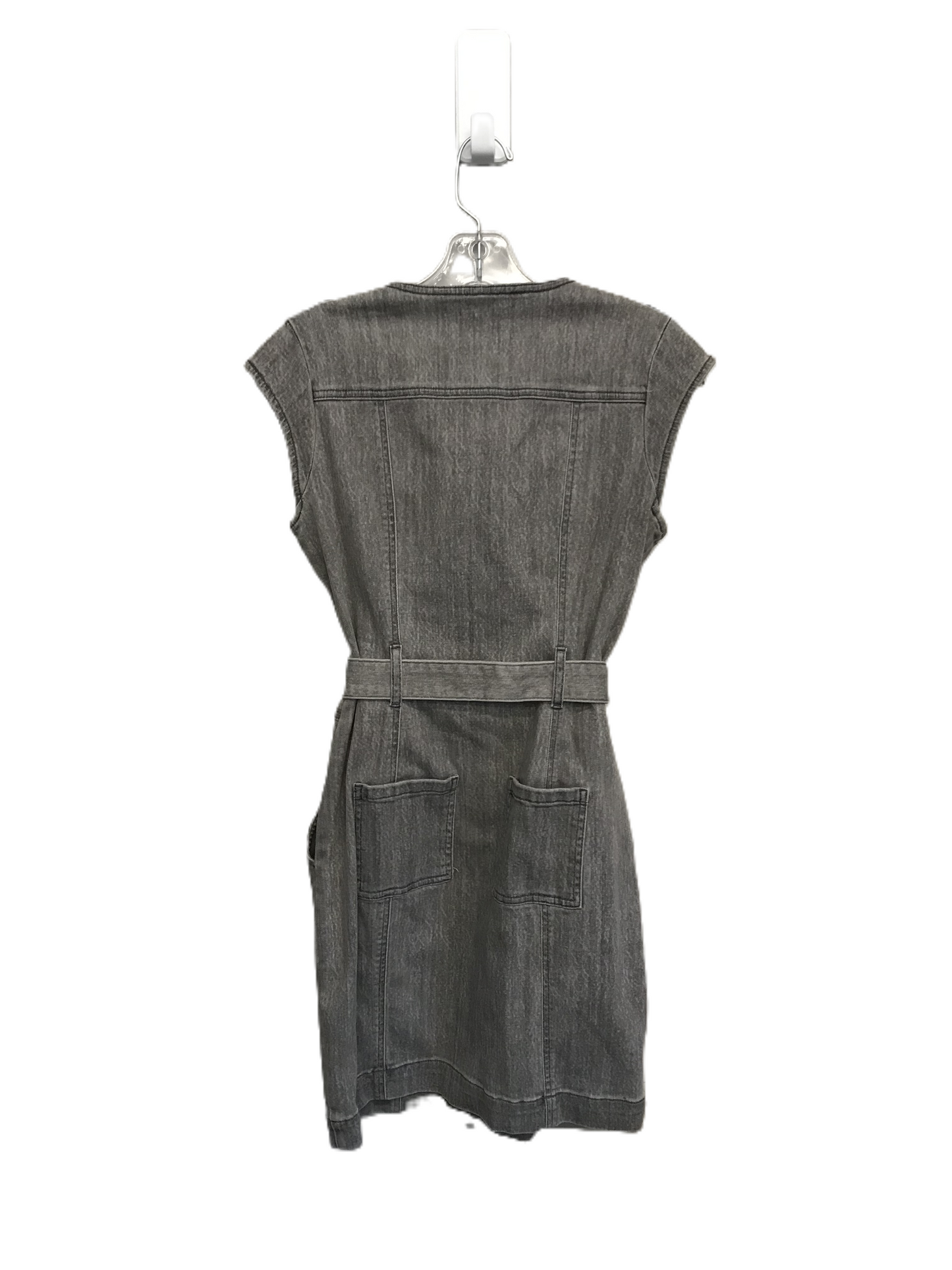 Grey Denim Dress Casual Short By White House Black Market, Size: Xs