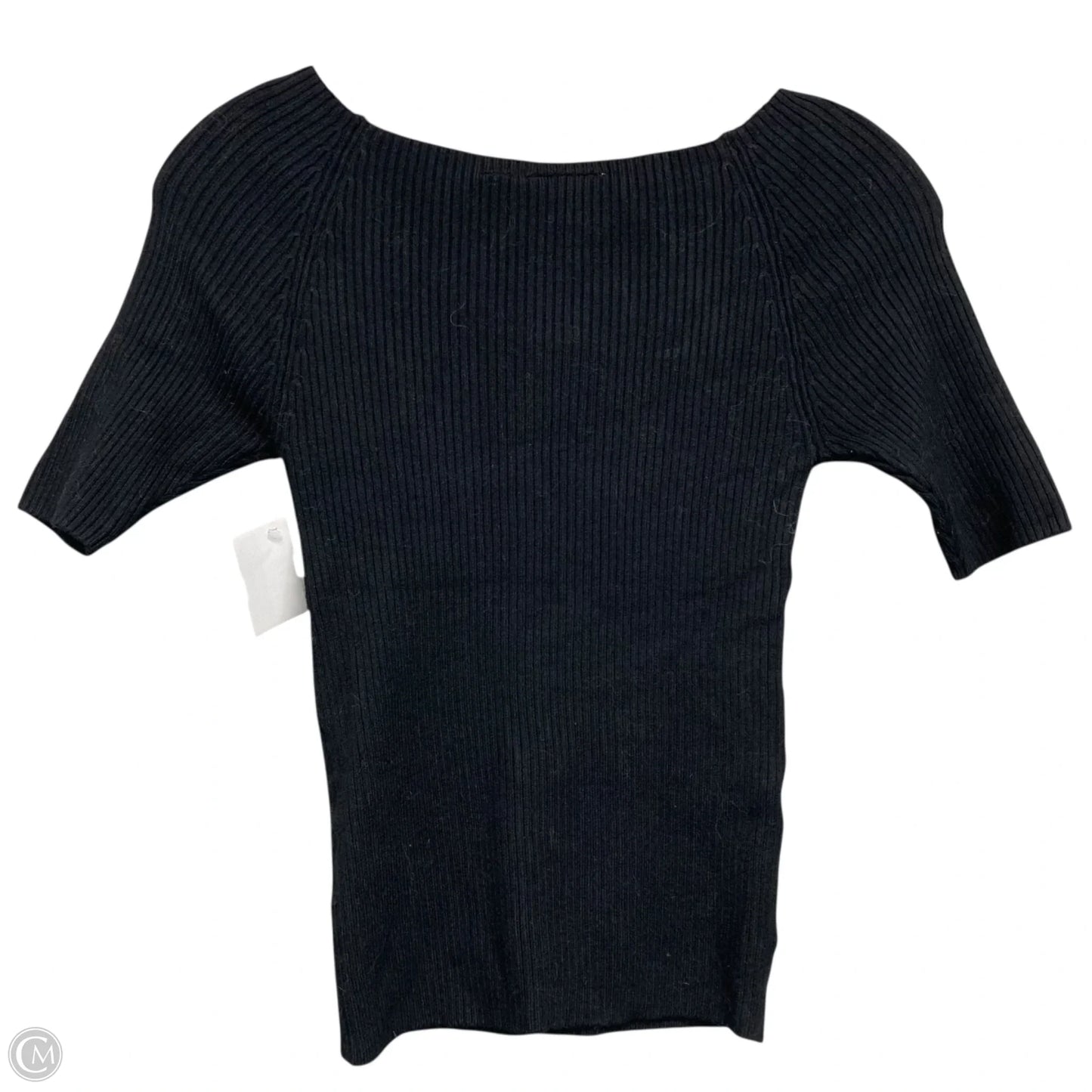 Top Short Sleeve By Anthropologie In Black, Size: Xs