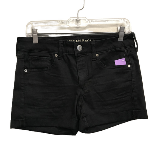 Black Denim Shorts By American Eagle, Size: 8