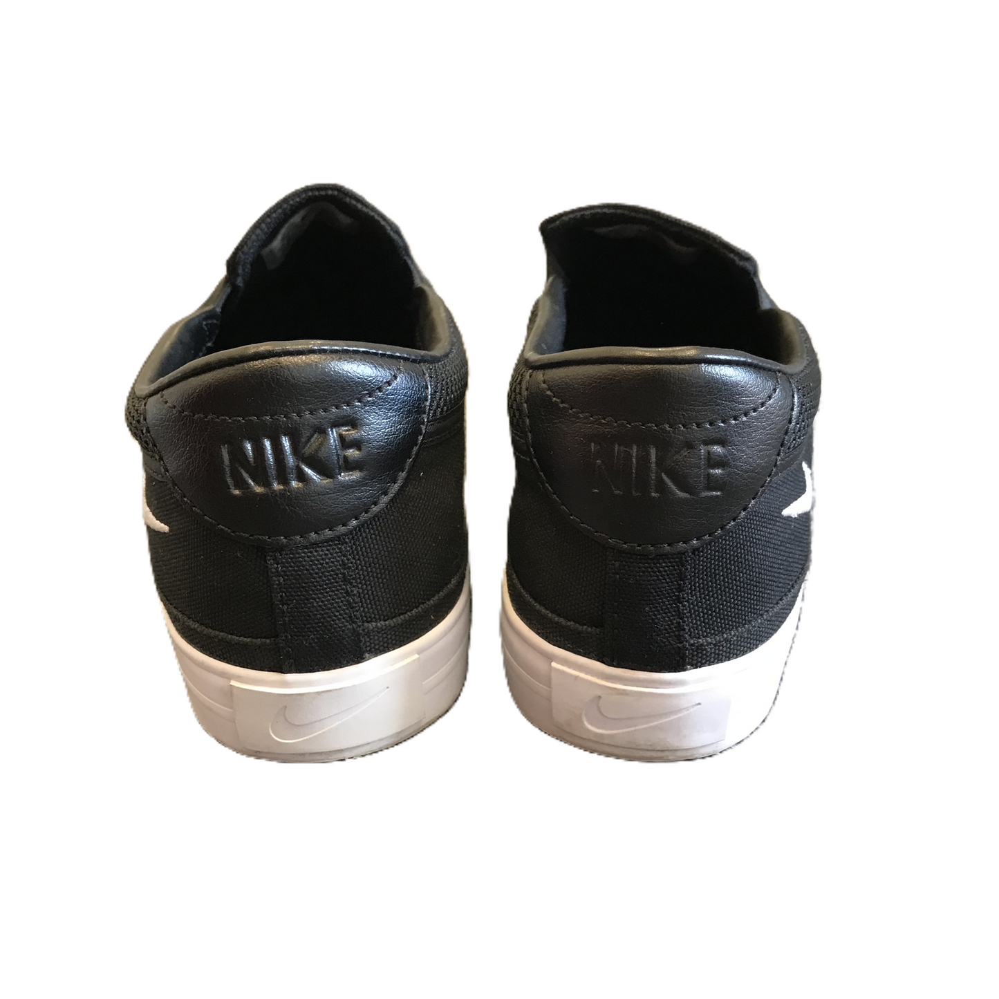 Black Shoes Flats By Nike, Size: 9