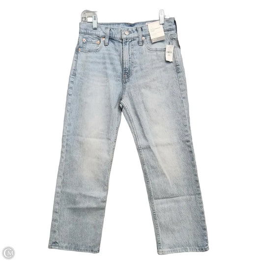 Jeans Straight By Gap In Blue Denim, Size: 4P