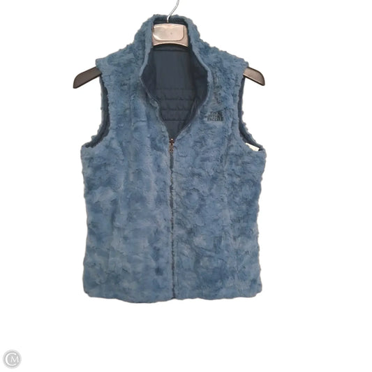 Vest Faux Fur & Sherpa By The North Face In Teal, Size: S