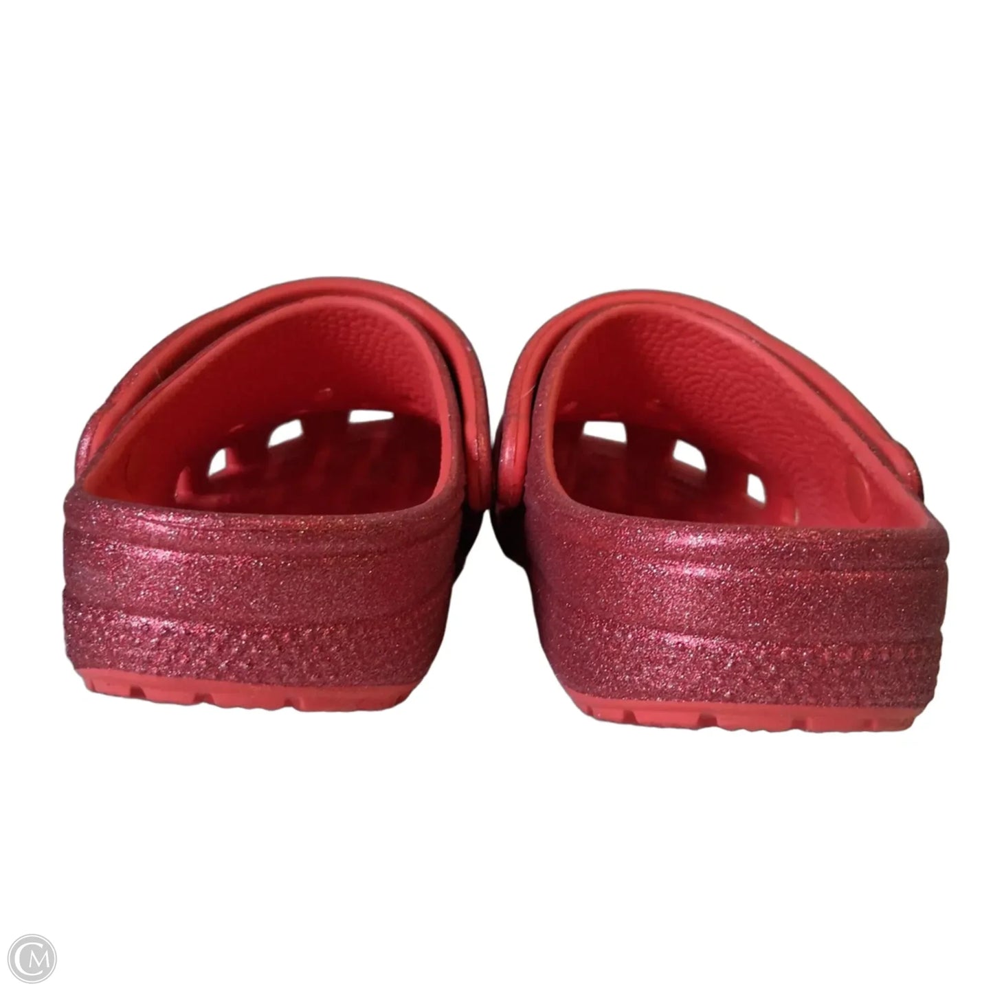 Shoes Flats By Crocs In Red, Size: 8