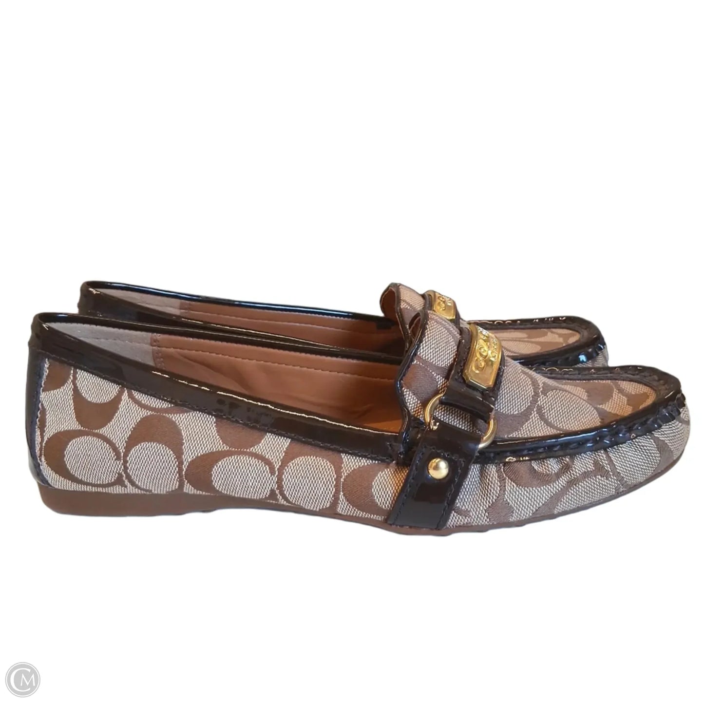 Shoes Designer By Coach In Brown, Size: 8.5