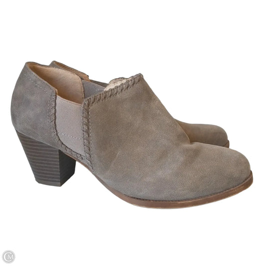 Boots Ankle Heels By Life Stride In Beige, Size: 8