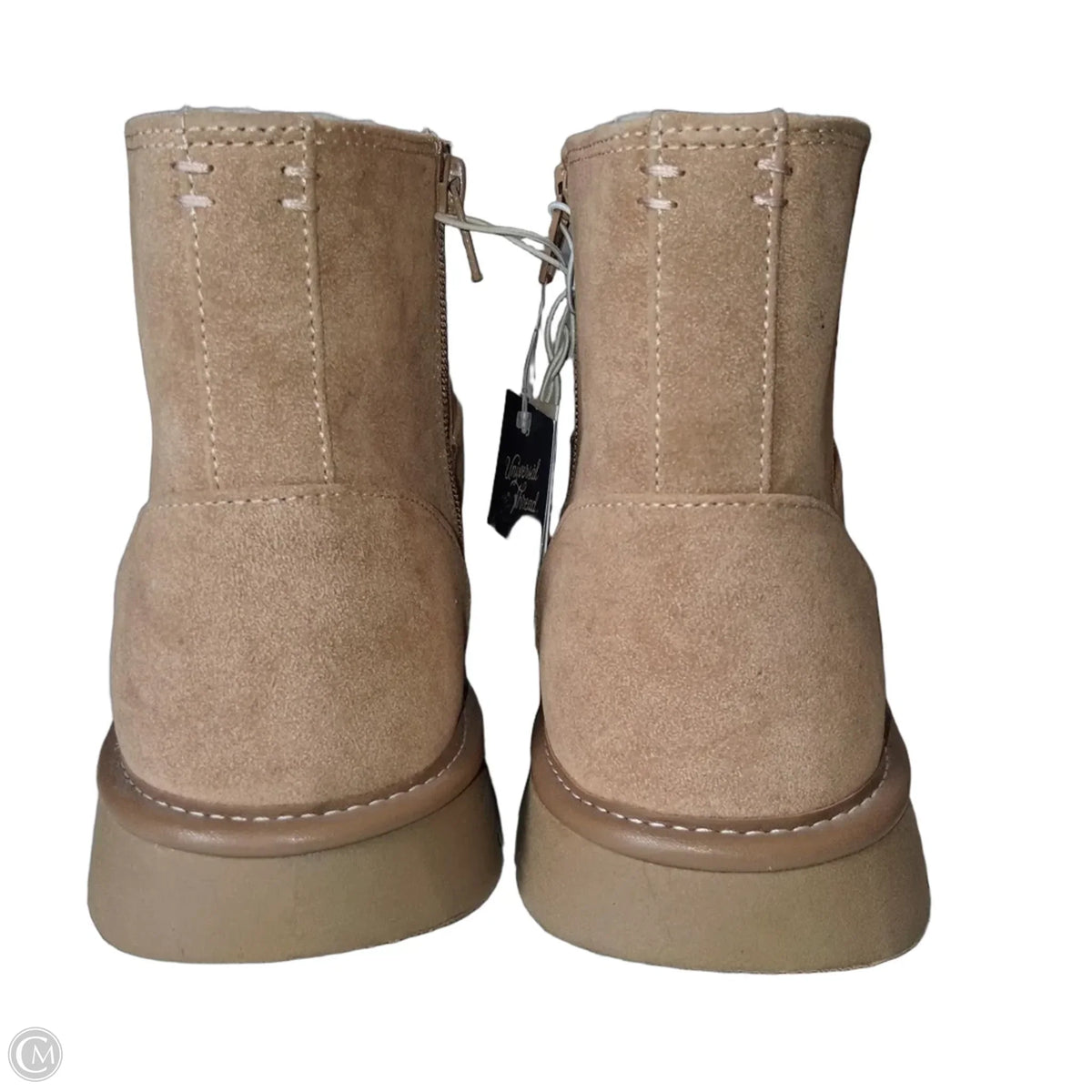 Boots Ankle Flats By Universal Thread In Brown, Size: 10