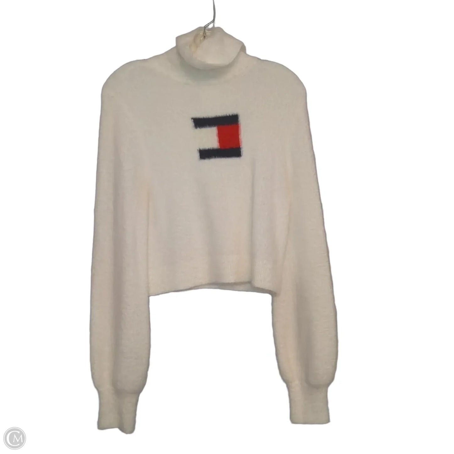 Sweater By Tommy Hilfiger In White, Size: Xs