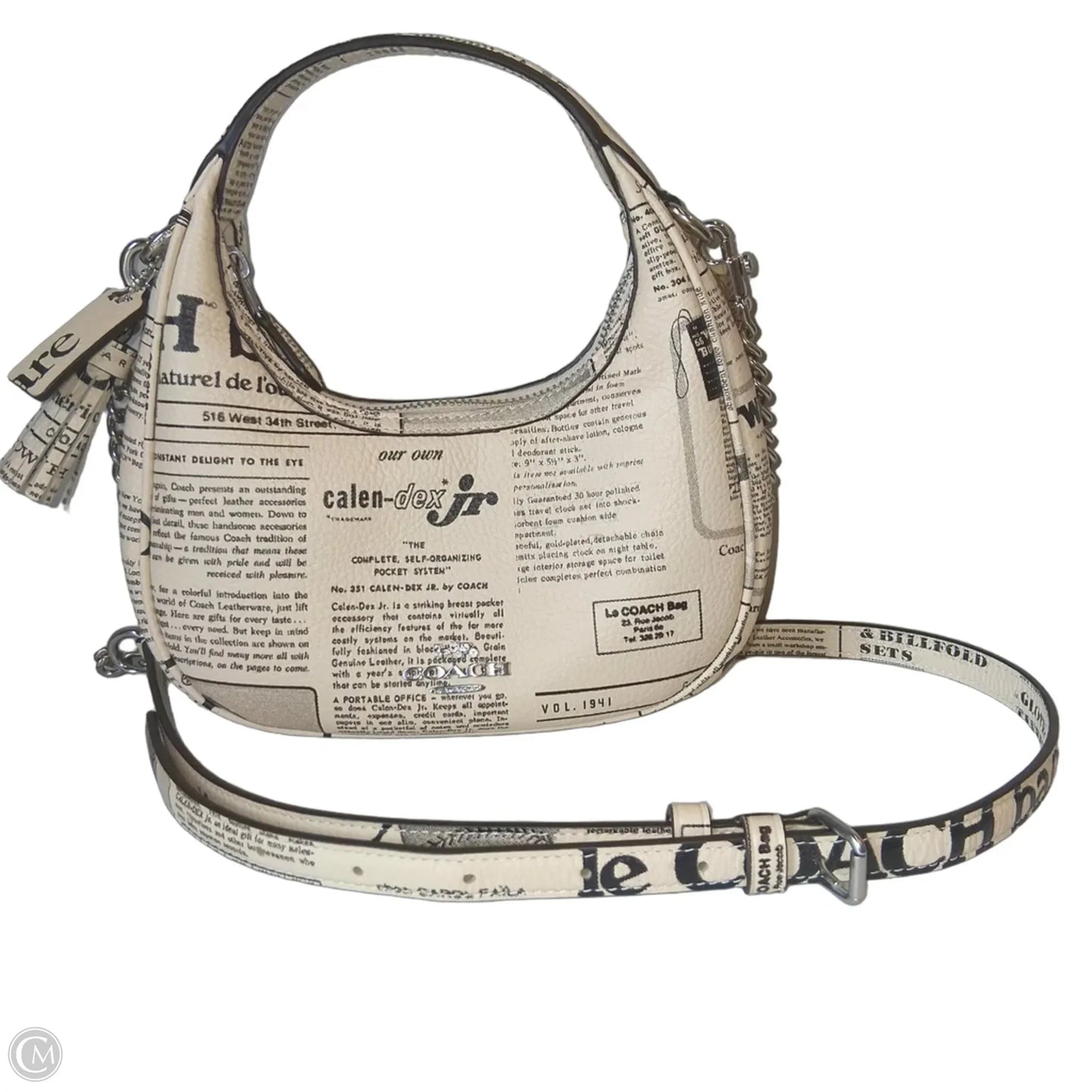 Crossbody Designer By Coach, Size: Small