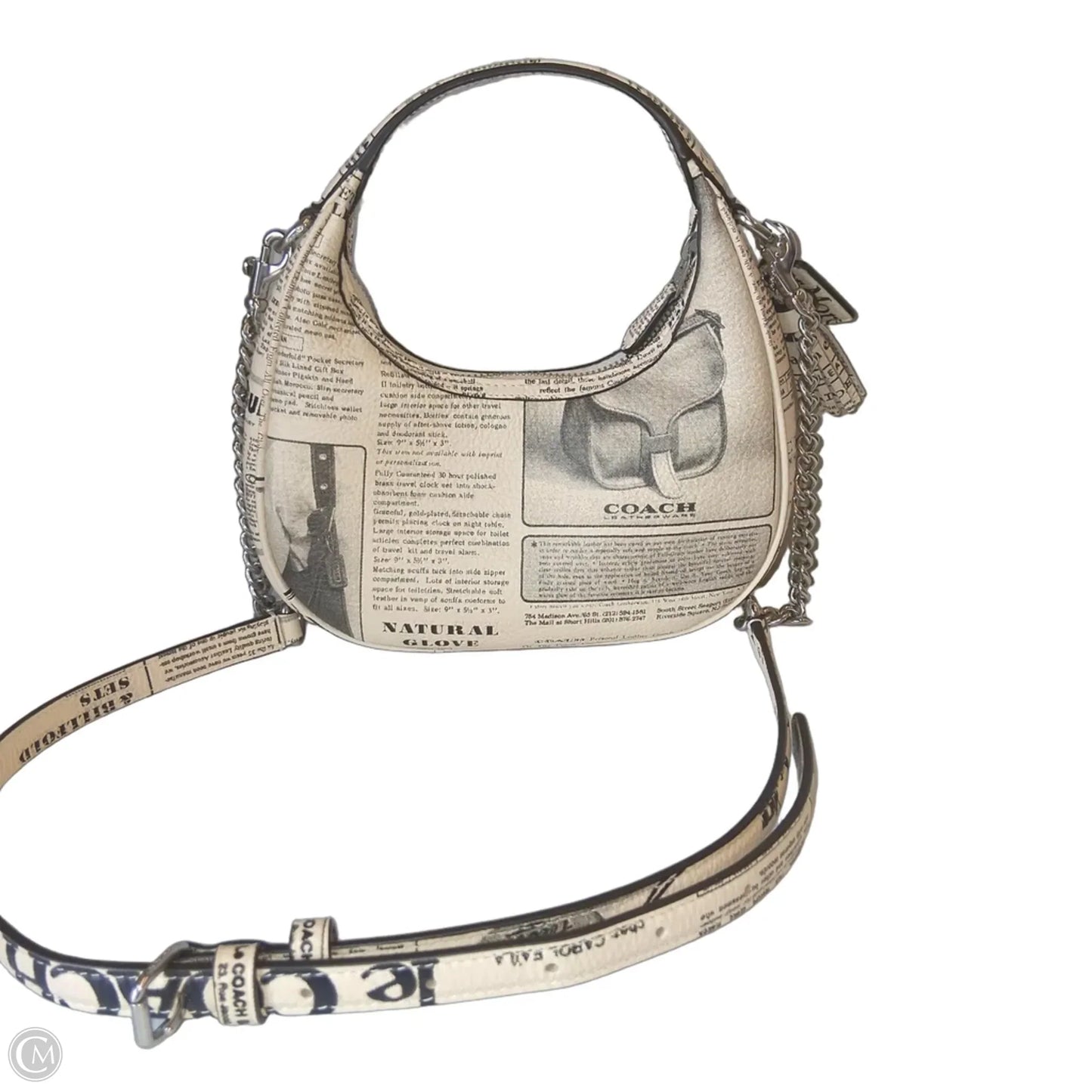 Crossbody Designer By Coach, Size: Small